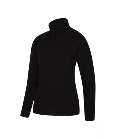 Camber Womens Half-Zip Fleece Black $13.49 Fleece