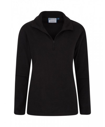 Camber Womens Half-Zip Fleece Black $13.49 Fleece