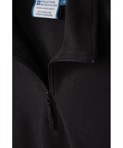 Camber Womens Half-Zip Fleece Black $13.49 Fleece