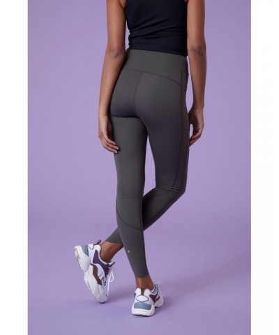 Velocity Womens Leggings Khaki $19.25 Active