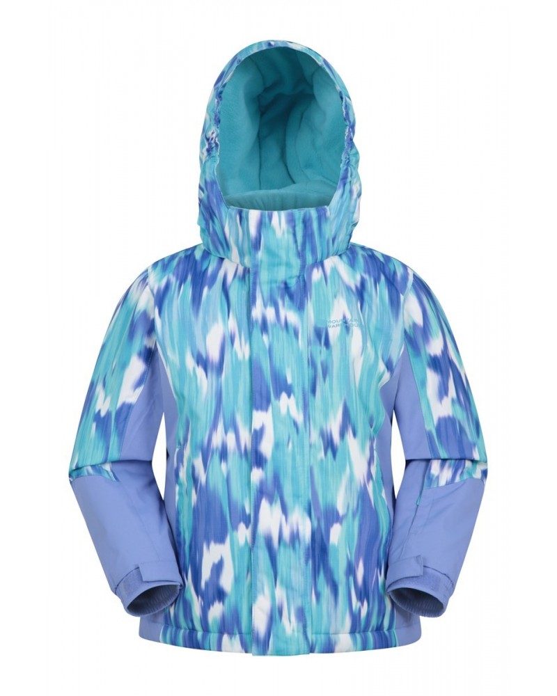 Vortex Kids Printed Ski Jacket Teal $27.55 Jackets