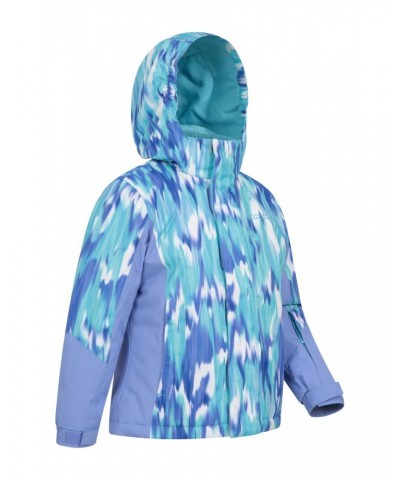 Vortex Kids Printed Ski Jacket Teal $27.55 Jackets