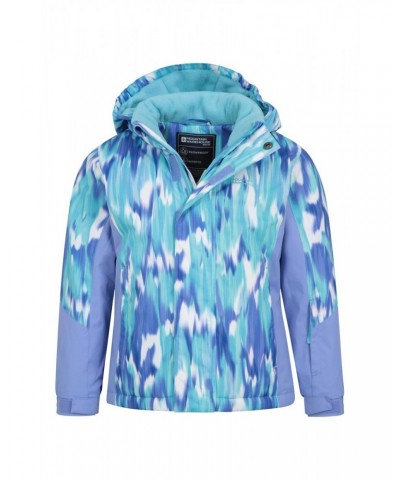 Vortex Kids Printed Ski Jacket Teal $27.55 Jackets