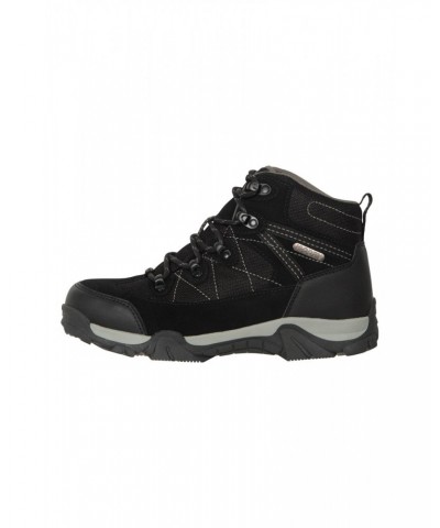 Trail Kids Waterproof Hiking Boots Black $32.50 Footwear