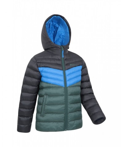 Colorblock Seasons Kids Insulated Jacket Black $20.00 Jackets