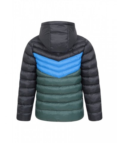 Colorblock Seasons Kids Insulated Jacket Black $20.00 Jackets