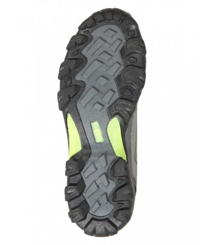 Softshell Kids Hiking Shoes Lime $14.70 Footwear