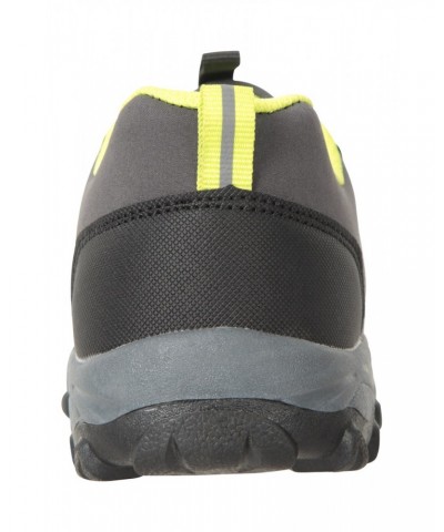 Softshell Kids Hiking Shoes Lime $14.70 Footwear