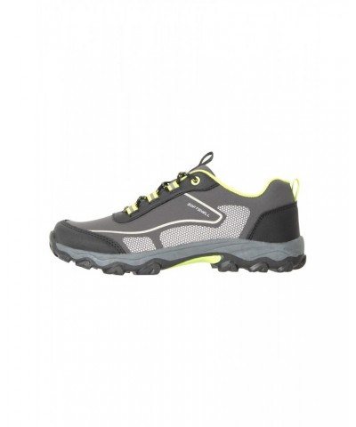 Softshell Kids Hiking Shoes Lime $14.70 Footwear