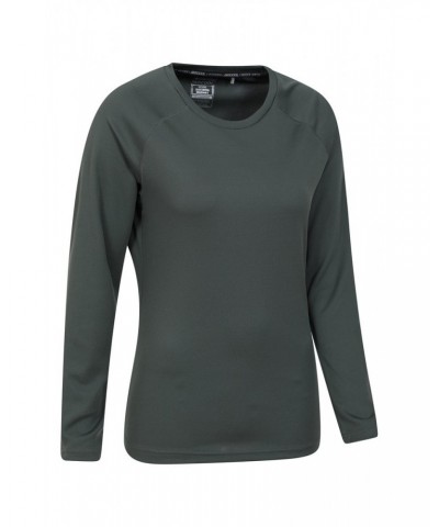 Endurance Womens Long Sleeve Top Khaki $15.11 Active