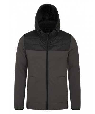 Ascent Mens Insulated Hoodie Grey $16.72 Tops