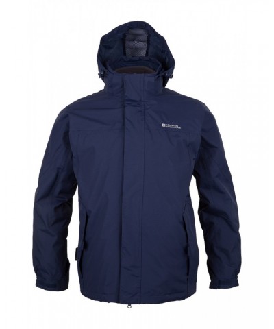 Storm Mens 3 in 1 Waterproof Jacket Navy $34.20 Jackets