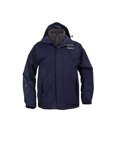 Storm Mens 3 in 1 Waterproof Jacket Navy $34.20 Jackets