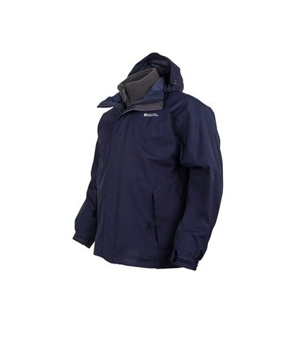 Storm Mens 3 in 1 Waterproof Jacket Navy $34.20 Jackets