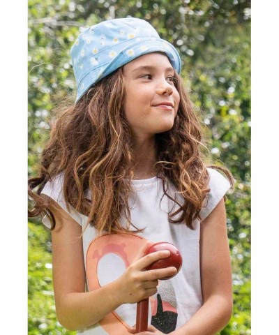 Printed Kids Bucket Hat Light Blue $8.84 Accessories
