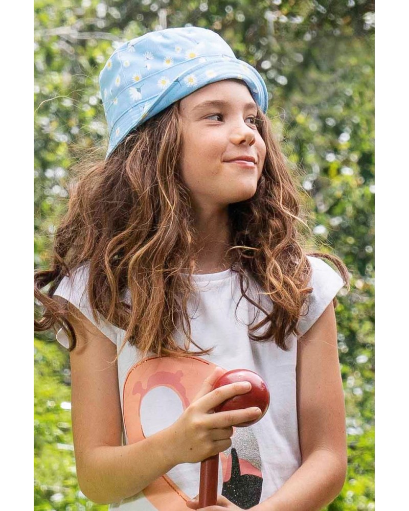 Printed Kids Bucket Hat Light Blue $8.84 Accessories