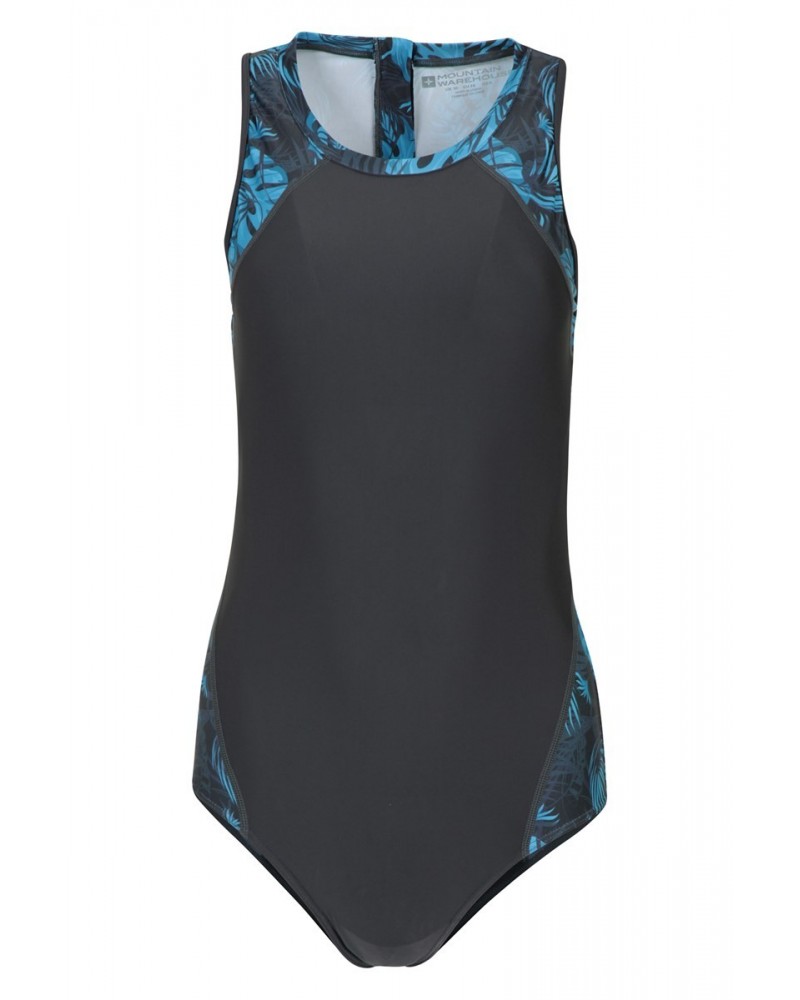 Melbourne Womens Swimsuit Dark Blue $18.49 Swimwear