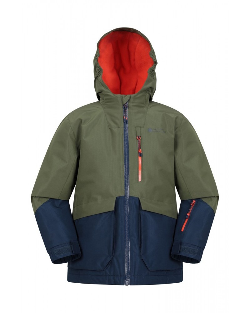 Cosmos Kids Water-Resistant Ski Jacket Stone $47.19 Jackets