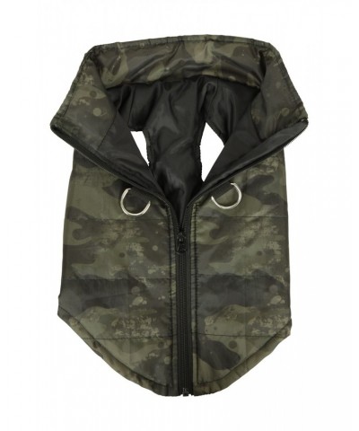 Lightweight Printed Dog Coat Khaki $12.64 Pets