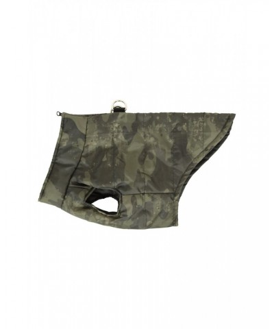 Lightweight Printed Dog Coat Khaki $12.64 Pets