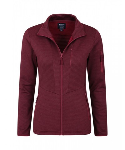 Juniper Tech Womens Full-Zip Fleece Jacket Burgundy $14.00 Fleece