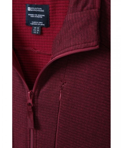 Juniper Tech Womens Full-Zip Fleece Jacket Burgundy $14.00 Fleece