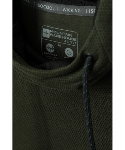 Expedite Mens Training Hoodie Khaki $22.03 Active