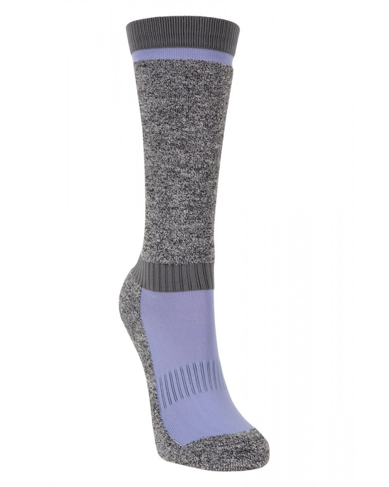 Extreme Kids Thermal Merino Knee Length Ski Socks Light Purple $10.19 Accessories