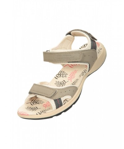 Athens Printed Womens Sandals Beige $23.39 Footwear