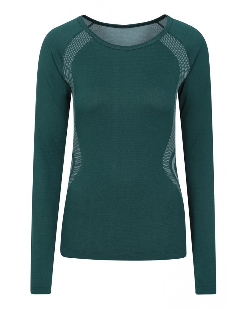 Track Womens Anti Chafe Active T-Shirt Teal $13.56 Active