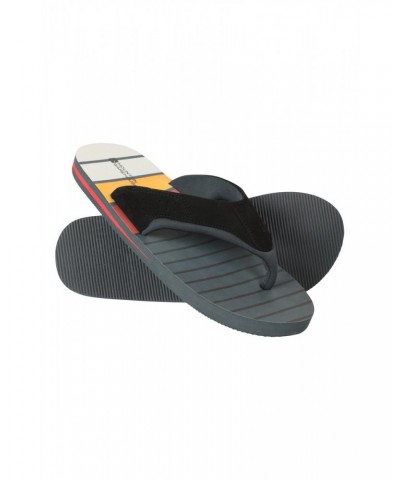 Vacation Recycled Printed Flip-Flops Dark Grey $15.38 Footwear
