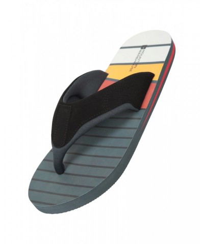 Vacation Recycled Printed Flip-Flops Dark Grey $15.38 Footwear