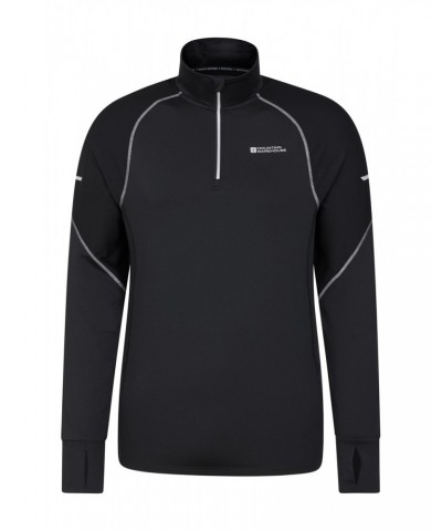 Control Mens Half-Zip Midlayer Black $16.81 Active