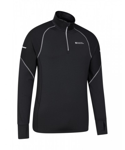 Control Mens Half-Zip Midlayer Black $16.81 Active