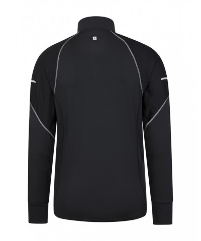 Control Mens Half-Zip Midlayer Black $16.81 Active