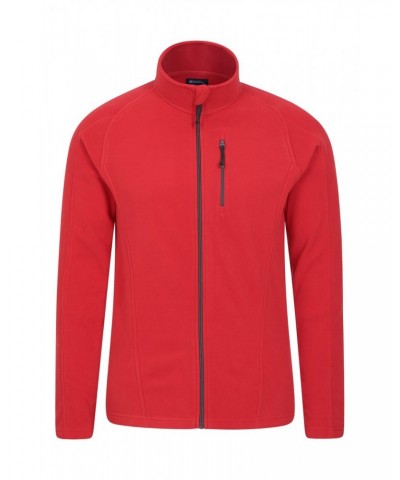 Elba Mens Full Zip Fleece Dark Red $16.79 Fleece