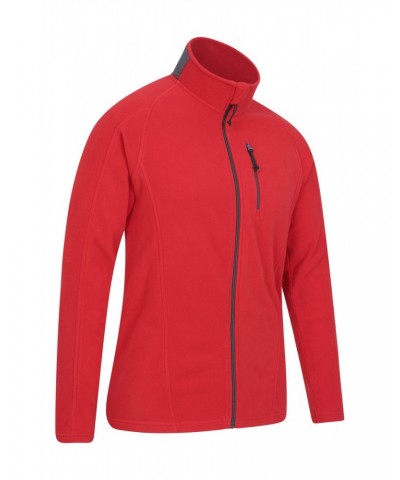 Elba Mens Full Zip Fleece Dark Red $16.79 Fleece