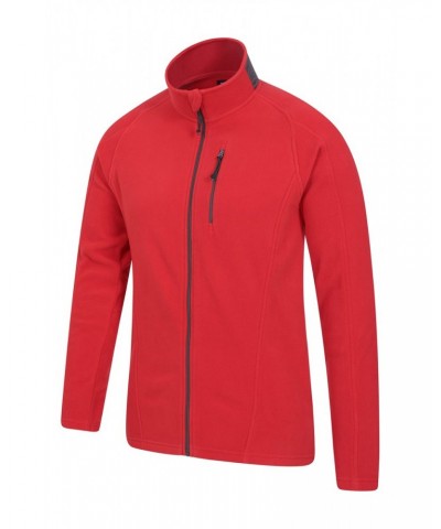 Elba Mens Full Zip Fleece Dark Red $16.79 Fleece