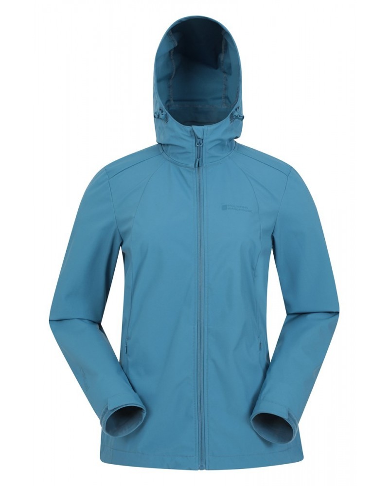 Solar Womens Lightweight Softshell Blue $15.20 Jackets