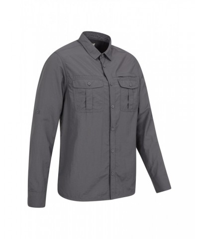Navigator II Mens UV Shirt Dark Grey $17.20 Tops