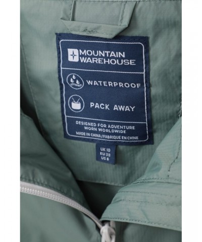 Swerve Womens Packaway Waterproof Jacket Light Khaki $22.35 Jackets