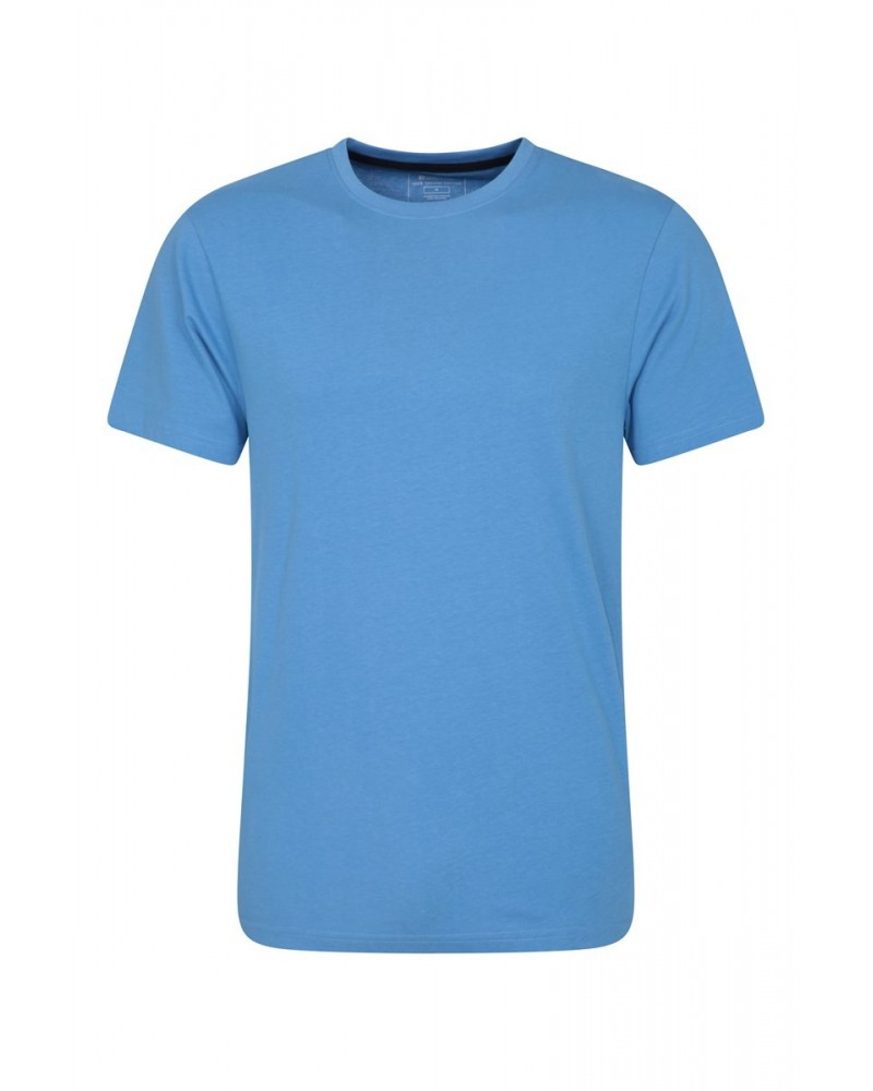 Eden Mens Organic Plain T-Shirt Petrol $10.39 Tops