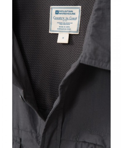 Navigator II Mens UV Shirt Dark Grey $17.20 Tops