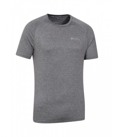 Agra IsoCool Mens Striped Tee Dark Grey $16.17 Active