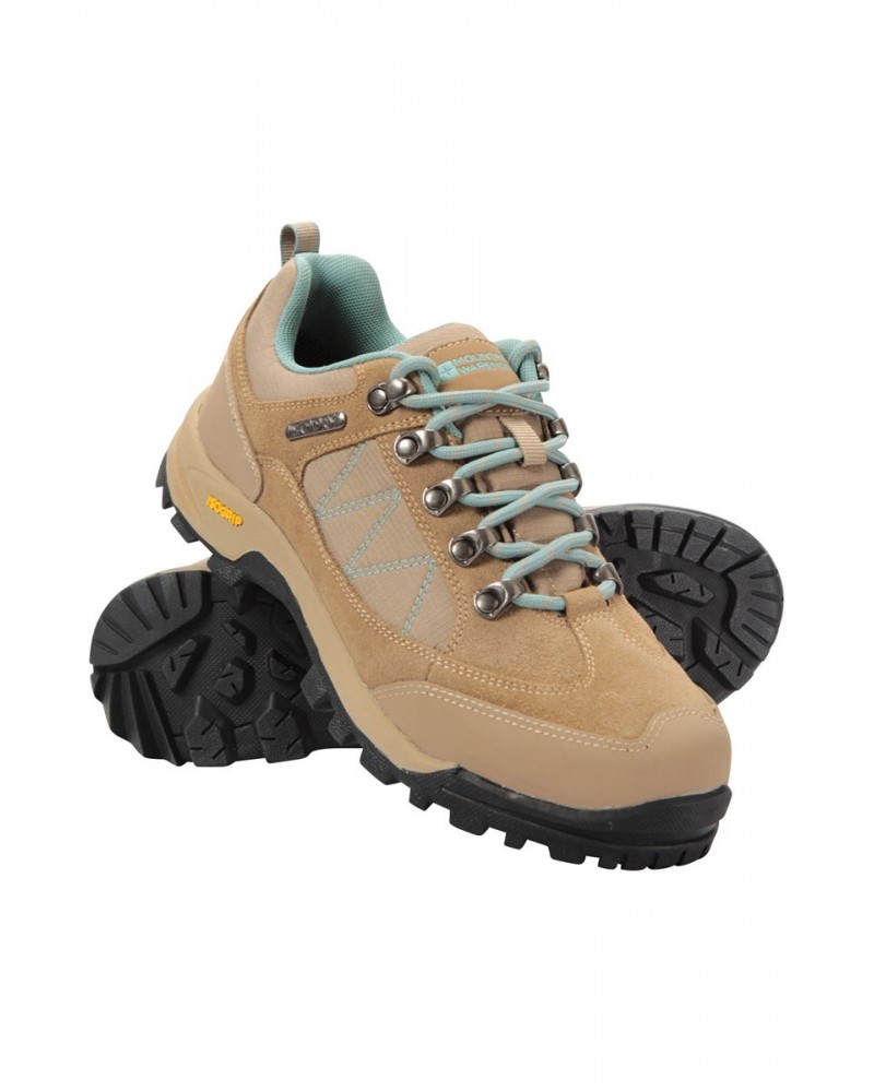 Storm Extreme Womens Waterproof Iso-Grip Hiking Shoes Beige $34.40 Footwear