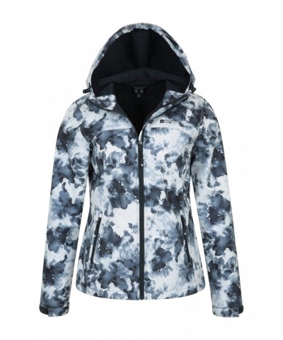 Exodus Womens Printed Water Resistant Softshell Winter Blossom $28.70 Jackets