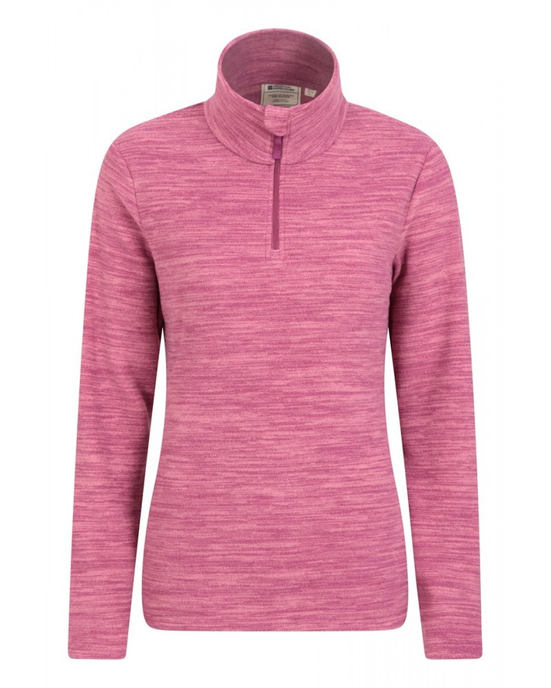 Snowdon Melange Womens Fleece Burgundy $15.65 Fleece