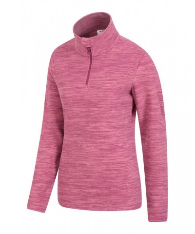 Snowdon Melange Womens Fleece Burgundy $15.65 Fleece