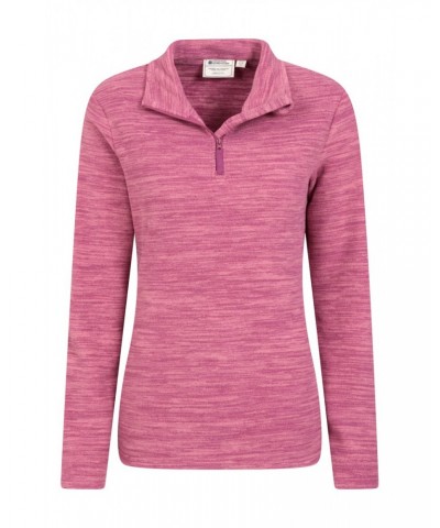 Snowdon Melange Womens Fleece Burgundy $15.65 Fleece