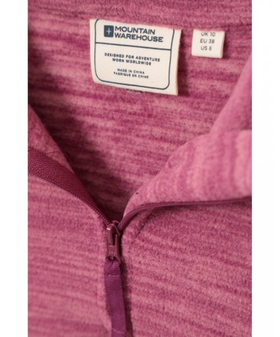 Snowdon Melange Womens Fleece Burgundy $15.65 Fleece